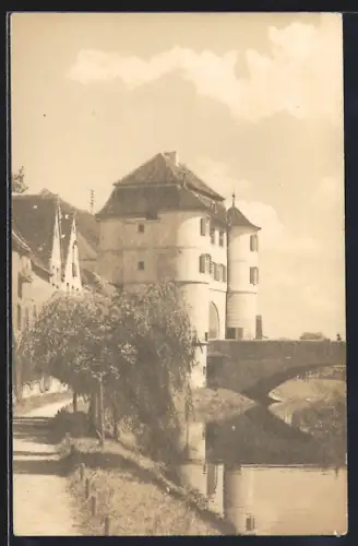 Foto-AK Donauwörth, Am Riedertor