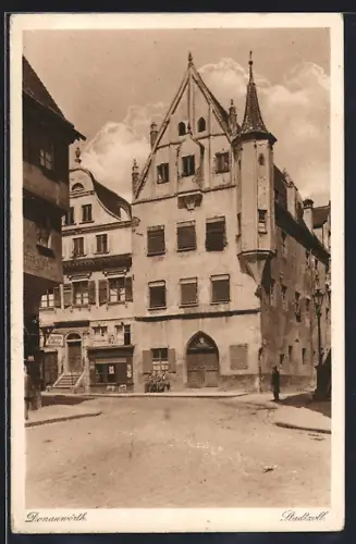 AK Donauwörth, Stadtzoll, Aussenansicht