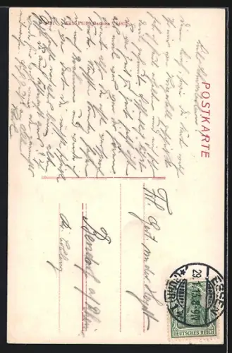 AK Essen /Ruhr, Partie im Stadtgarten