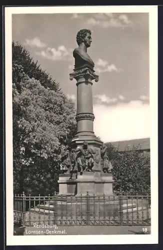 AK Rendsburg, Lornsen-Denkmal