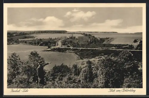 AK Steinbeck / Luhe, Blick vom Hohlortsberg