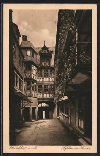 AK Alt-Frankfurt, Höfchen im Römer