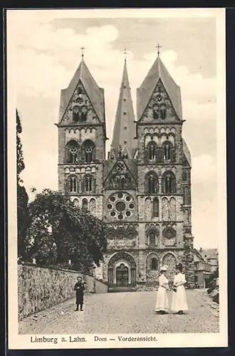 AK Limburg / Lahn, Vorderansicht vom Dom