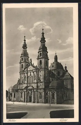 AK Fulda, Blick auf den Dom