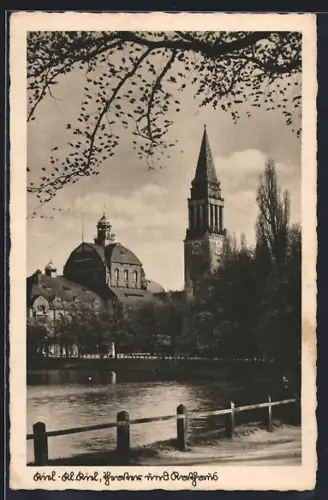 AK Kiel, Theater und Rathaus