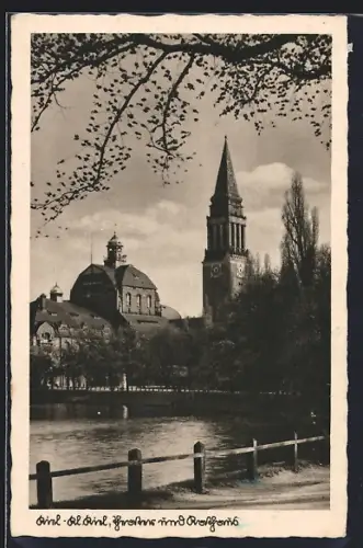 AK Kiel, Theater und Rathaus