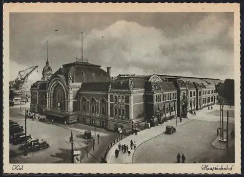 AK Kiel, Blick auf den Hauptbahnhof