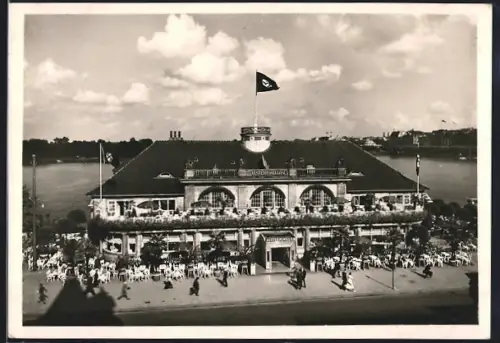 AK Hamburg-Neustadt, Alsterpavillon am Jungfernstieg