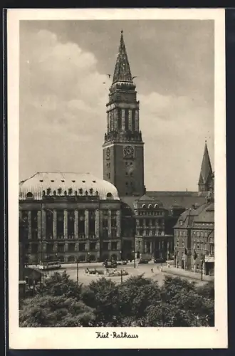 AK Kiel, Blick aufs Rathaus