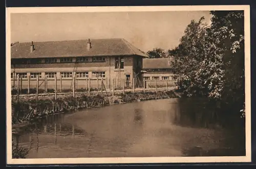 AK Oye-Plage /Pas-de-Calais, Colonies de vacances au bord de l`eau
