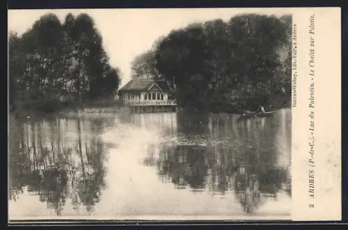 AK Ardres /P.-de-C., Lac du Pâté d`Oie, le Chalet sur pilotis