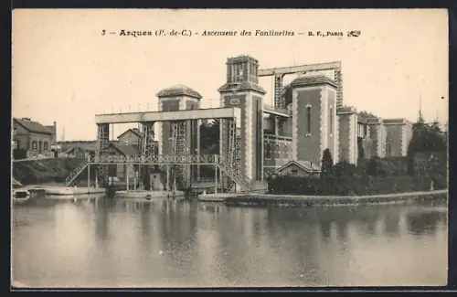 AK Arques /P.-de-C., Ascenseur des Fontinettes