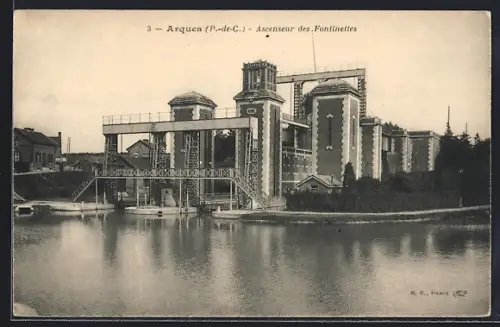 AK Arques /P.-de-C., Ascenseur des Fontinettes