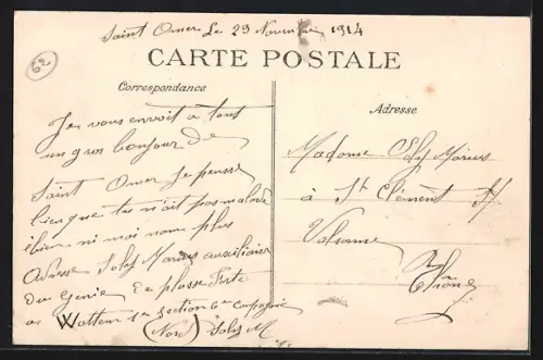 AK Arques, Ascenseur des Fontinettes, vue prise de côté