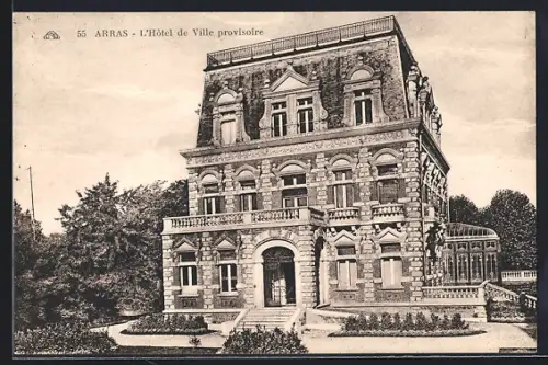 AK Arras, L`Hôtel de Ville provisoire