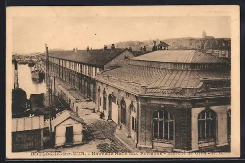 AK Boulogne-sur-Mer, Nouvelle Halle aux Poissons, Marché de Gros
