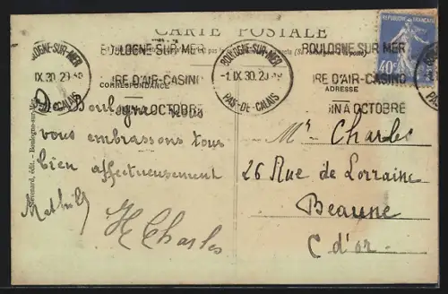 AK Boulogne-sur-Mer, L`arrivée du poisson à la halle