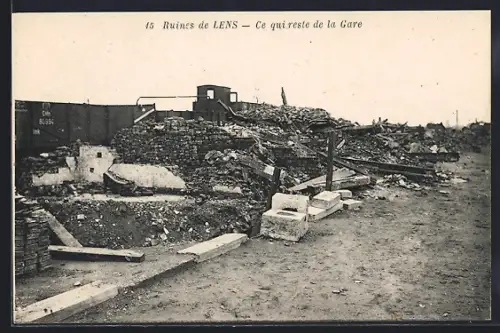 AK Lens, Les Ruines, Ce qui reste de la Gare