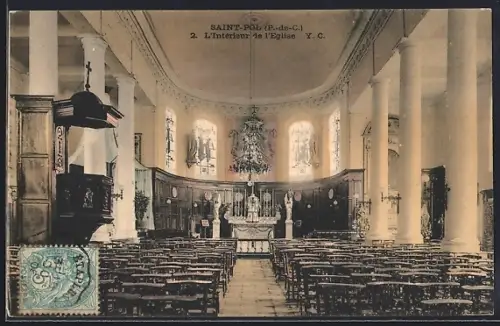 AK Saint-Pol, L`intérieur de l`Eglise