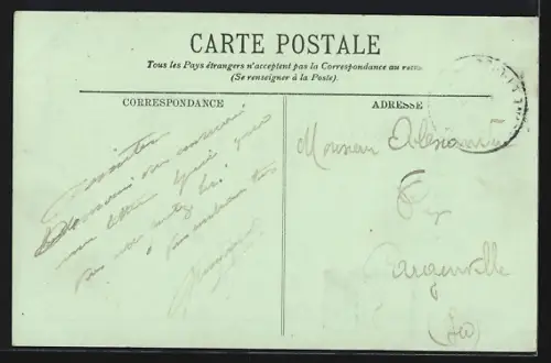 AK Boulogne-sur-Mer, Vue Générale dans les lettres de BOULOGNE