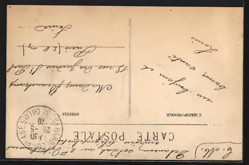 AK Hardelot-Page, La Digue-Promenade