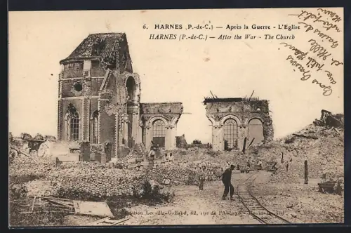 AK Harnes, L`Eglise après la Guerre