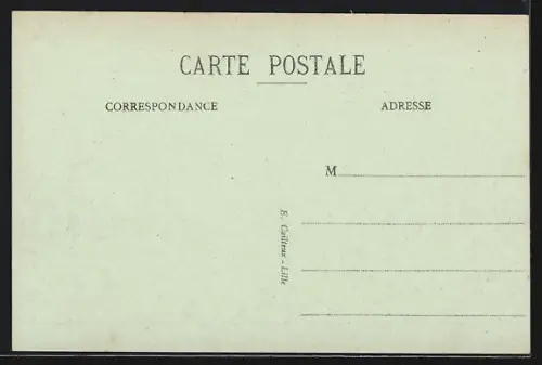 AK Harnes, Rue de l`Hospice en ruines