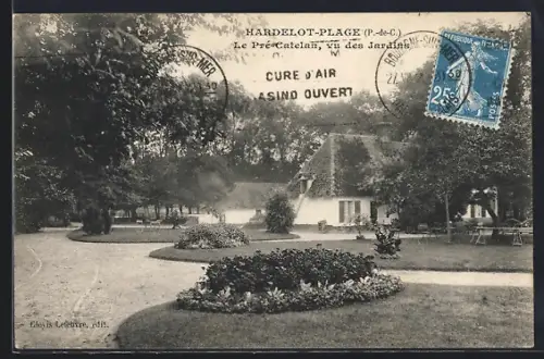 AK Hardelot-Plage, Le Pré-Catelan, vu des Jardins