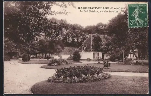 AK Hardelot-Plage, Le Pré Catelan, un des Jardins