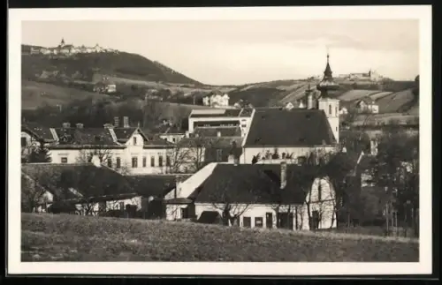 AK Wien, Grinzing mit Kahlenberg u. Leopoldsberg