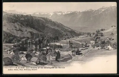 AK Les Avants, Panorama et les montagnes de Savoie