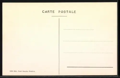 AK Pampigny, L'Eglise, Strassenpartie mit Kirche