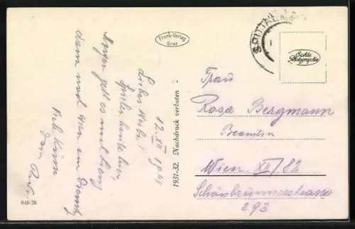 AK Seeboden a. Millstättersee, Cafe Santner u. Steiner`s Gasthof