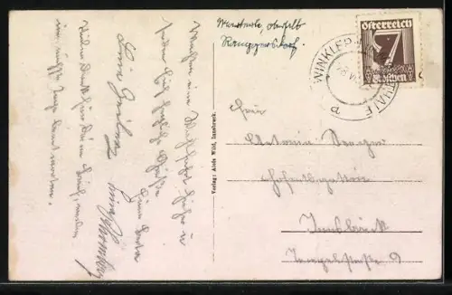 AK Rangersdorf in Kärnten, Marterle mit Kirche