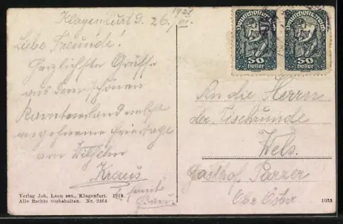 AK Hochosterwitz, Fernblick zur Burg