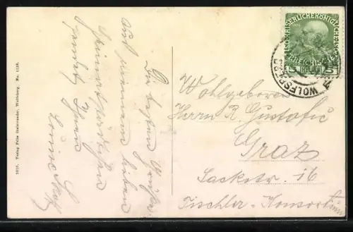 AK Wolfsberg /Kärnten, Ortsansicht mit Koralpe