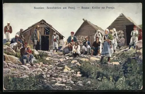 AK Prenj, Einwohner vor den Sennhütten