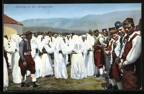AK Bosnien, Kolotanz in der Herzegovina