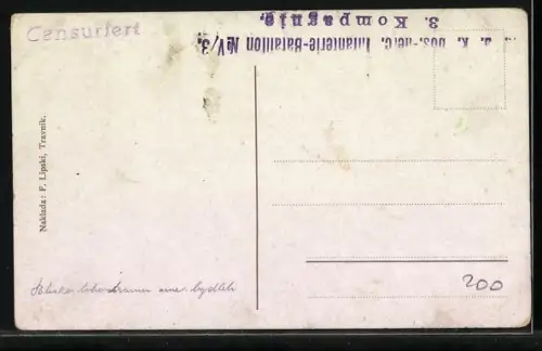 AK Travnik, Häuser am Fluss