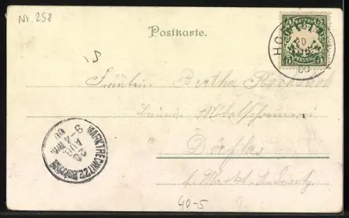 AK Eltern sehen ihre Tochter mit ihrem Geliebten, Liebespaar