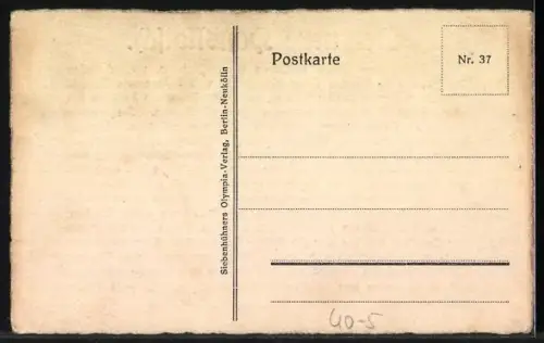 AK Der neue Hausklatsch, In unserm Hause wohnten oben Pietzens..., Erotik