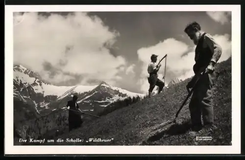 AK Bauern im Kampf um die Scholle: Wildheuer, Landwirtschaft