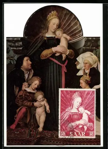 Maximum-AK Madonna des Bürgermeisters Meyer von Holbein d. J.