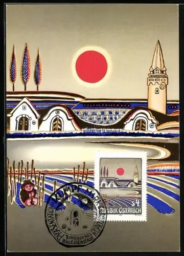 Maximum-AK Abendsonne über dem Burgenland von Gottfried Kumpf