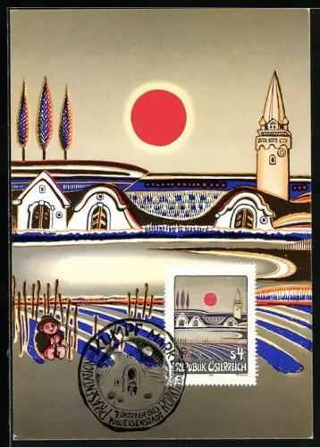 Maximum-AK Abendsonne über dem Burgenland von Gottfried Kumpf