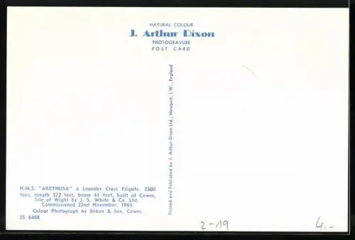 Maximum-AK HMS Arethusa, a Leander Class Frigate