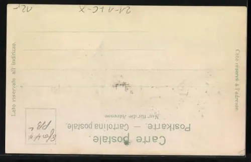 Lithographie Eiger, Mönch und Jungfrau, Kühe auf einer Weide, Mondsichel im Gegenlicht, Halt gegen das Licht