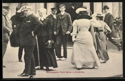 AK Norderney, Reichskanzler Fürst Bülow