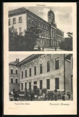 AK Travnik /Bosna, Gimnazija, Trgovacka skola