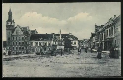 AK Hustopec, Namesti s radnici